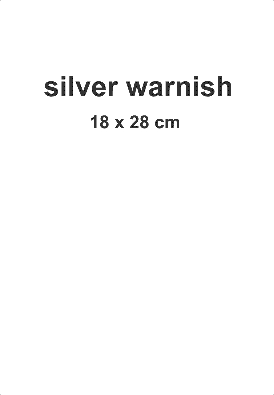 DG - 11  Decal paper warnish for laser print silver